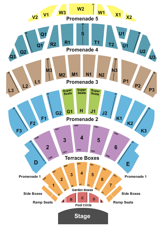 Hollywood Bowl Buddy Guy Seating Chart